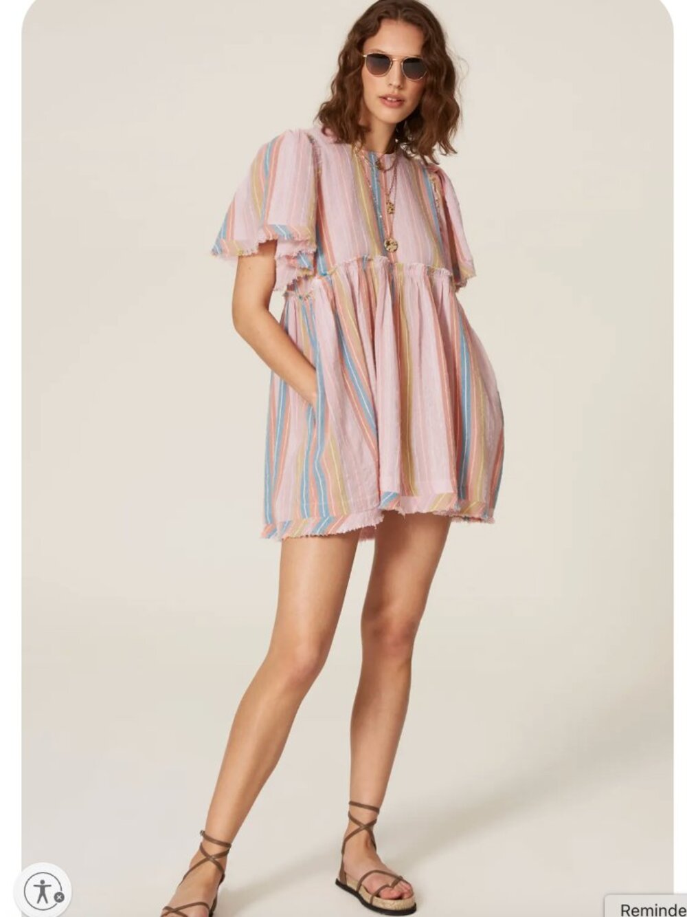 Show Me Your Mumu Brooks Babydoll Dress Size M